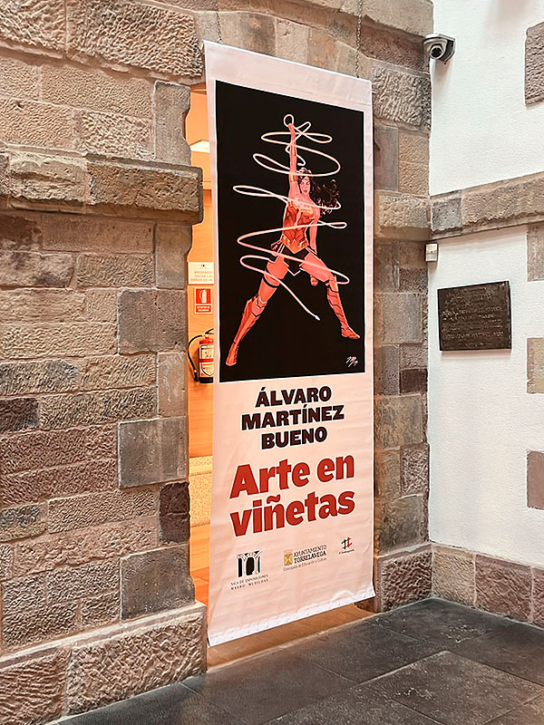 Imagen e impresos exposición Alvaro Martínez