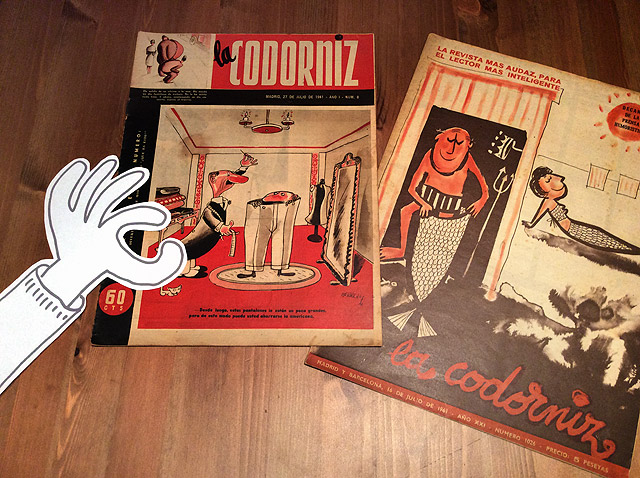 La Mano, no más y la revista satírica La Codorniz